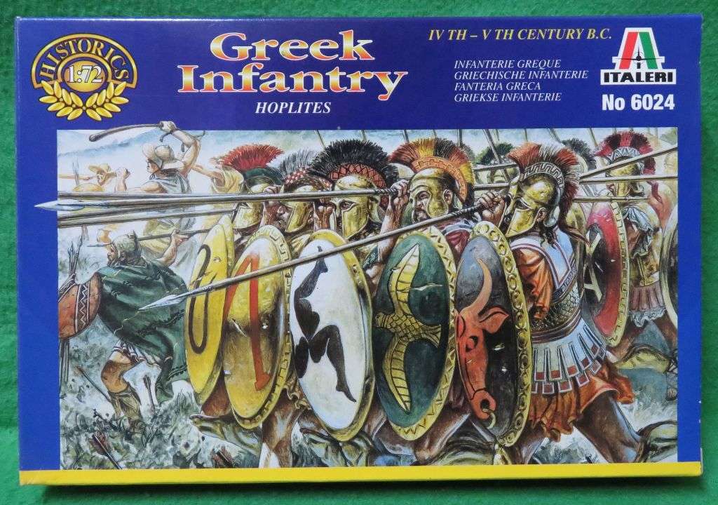 **REVELL**MODEL KIT**GREEK INFANTRY (45 PARTS)**1/72**VINTAGE**