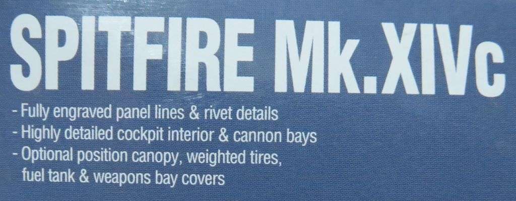 **ACADEMY**MODEL KIT**SPITFIRE Mk. XIVc**VINTAGE**1/48**LENGTH +-20.7CM**