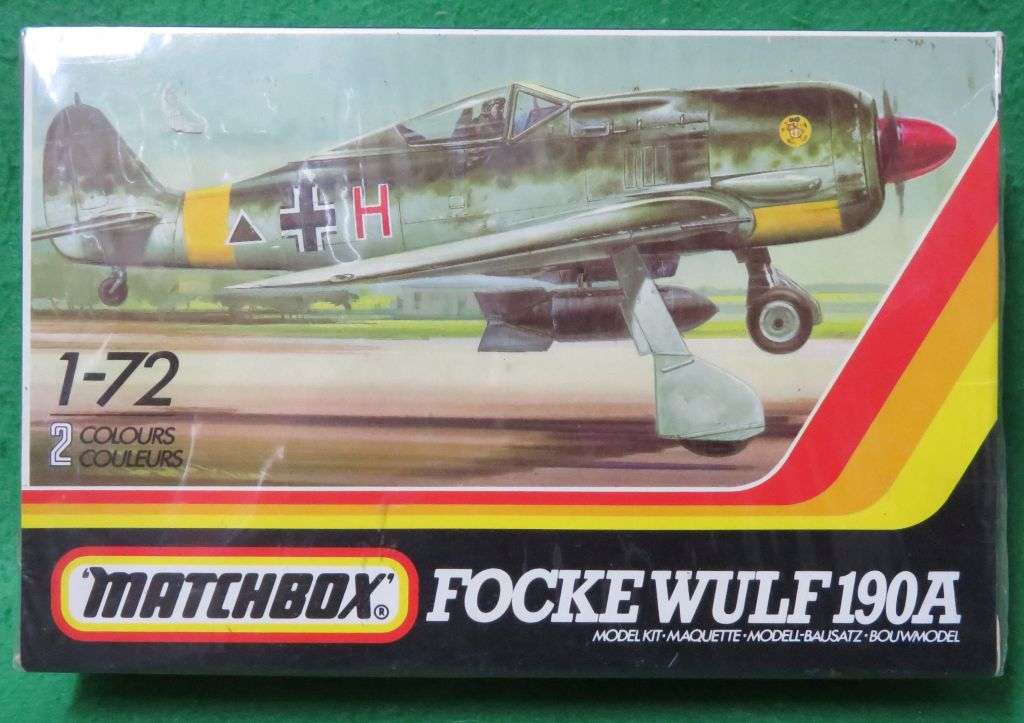 **MATCHBOX**MODEL KIT**FOCKE WULF 190A**VINTAGE**1/72**