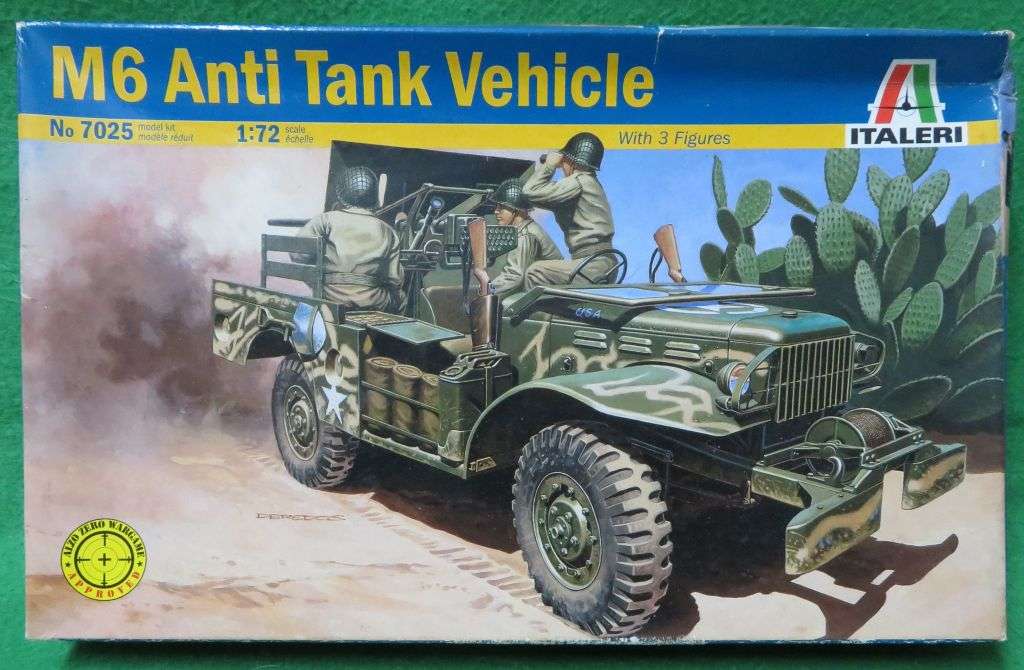 **ITALERI**MODEL KIT**DODGE M6 ANTI-TANK VEHICLE**WITH 3 FIGURES**1/72**