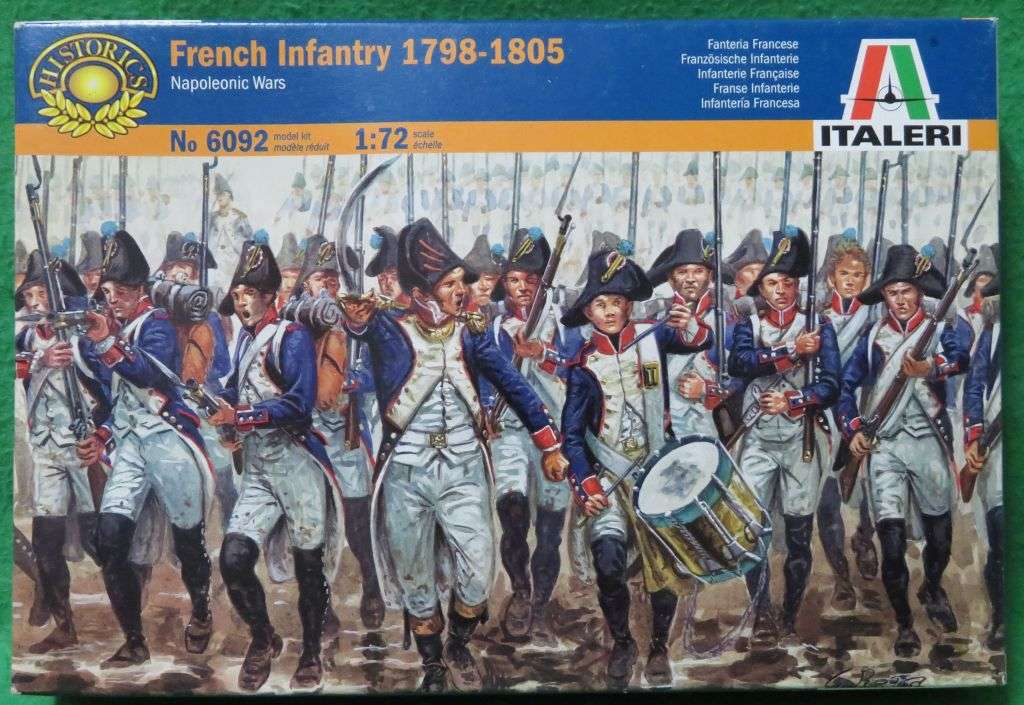**Italeri**Model kit**French Infantry 1798-1805 - Napoleonic Wars**Vintage**Scale 1/72**