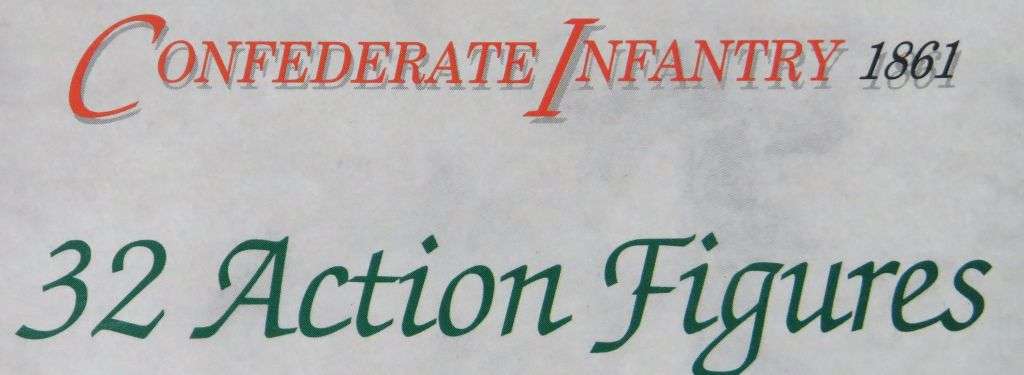 **A Call To Arms**Model kit**1861 - Confederate Infantry**Vintage**1/72**