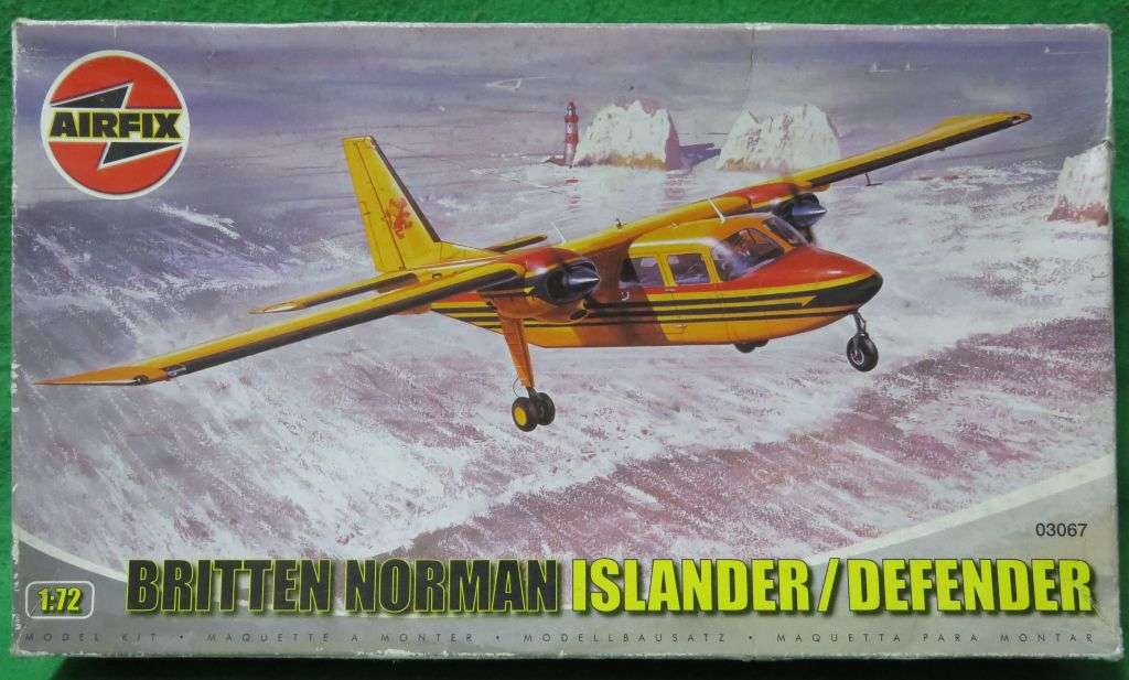 **Airfix**Model kit**Britten Norman - Islander / Defender**Vintage**1/172**