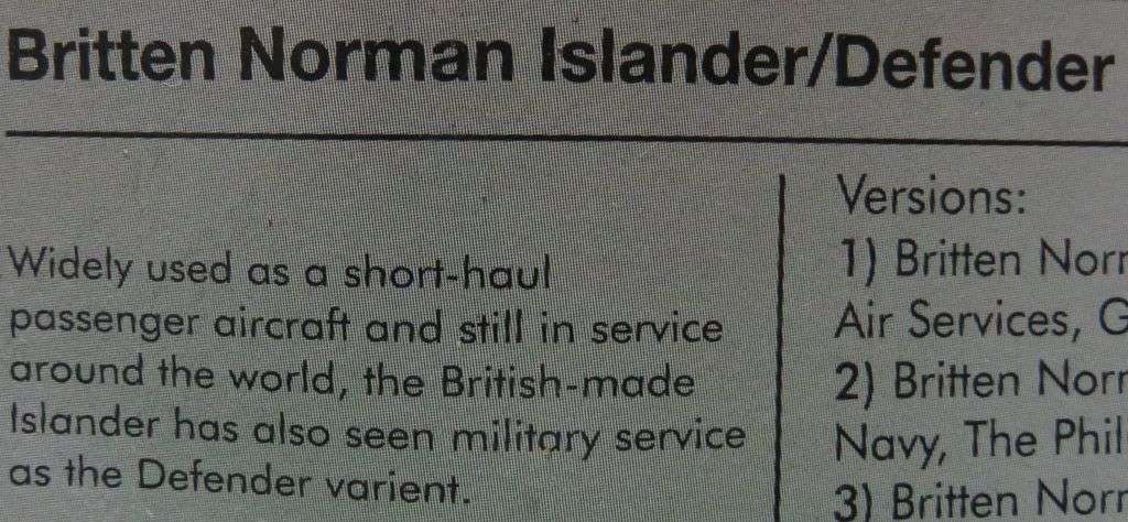 **Airfix**Model kit**Britten Norman - Islander / Defender**Vintage**1/172**