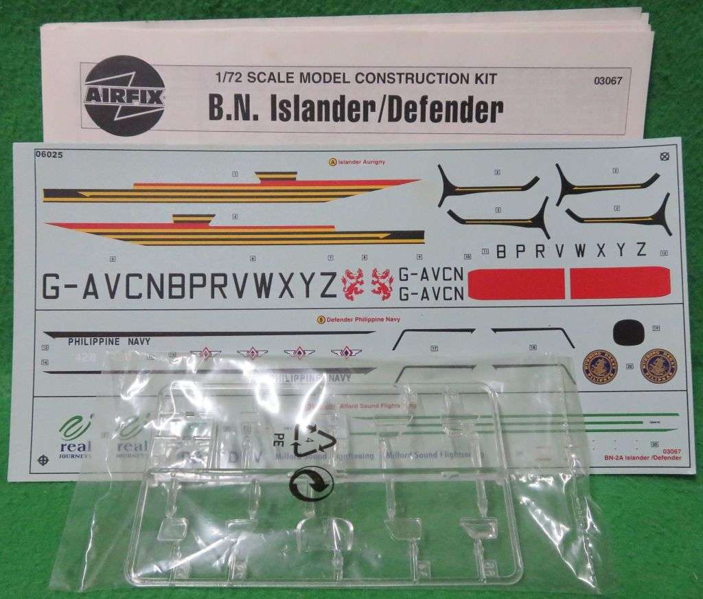 **Airfix**Model kit**Britten Norman - Islander / Defender**Vintage**1/172**