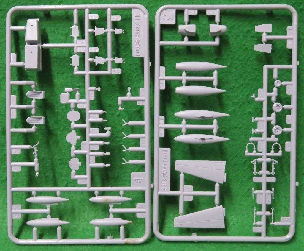 **Heller**Model kit**Fouga Magister CM 170**Vintage**1/72**