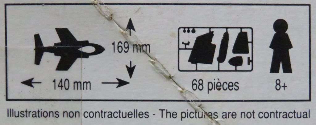 **Heller**Model kit**Fouga Magister CM 170**Vintage**1/72**