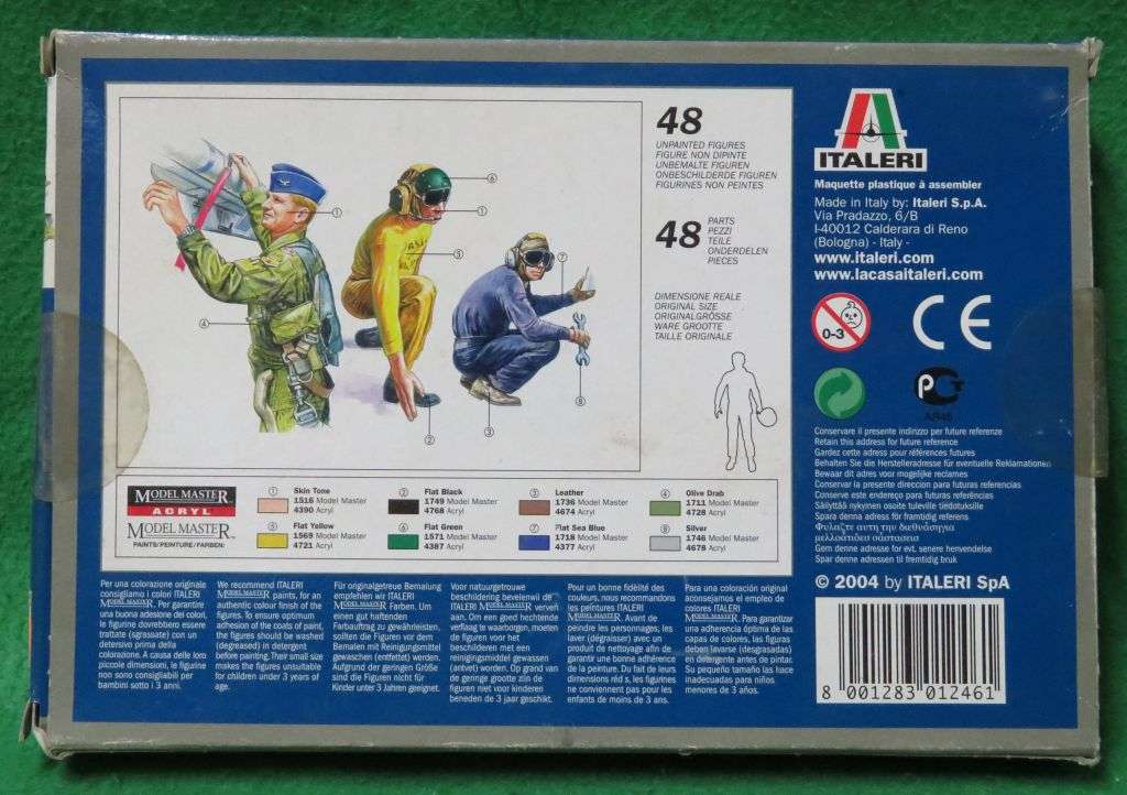 **Italeri**Model kit**NATO Pilots & Ground Crews (48 Parts)**Vintage**1/72**