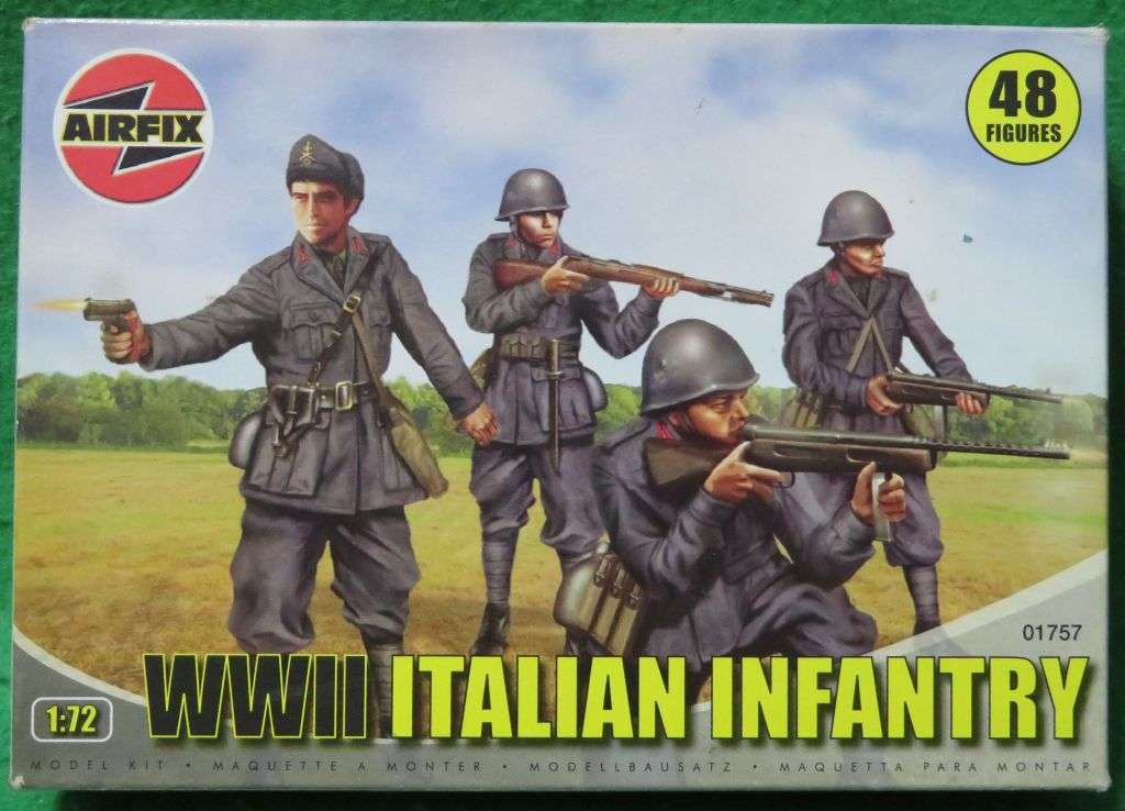 **Airfix**Model kit**WWII Italian Infantry (48 Parts)**Vintage**1/72**