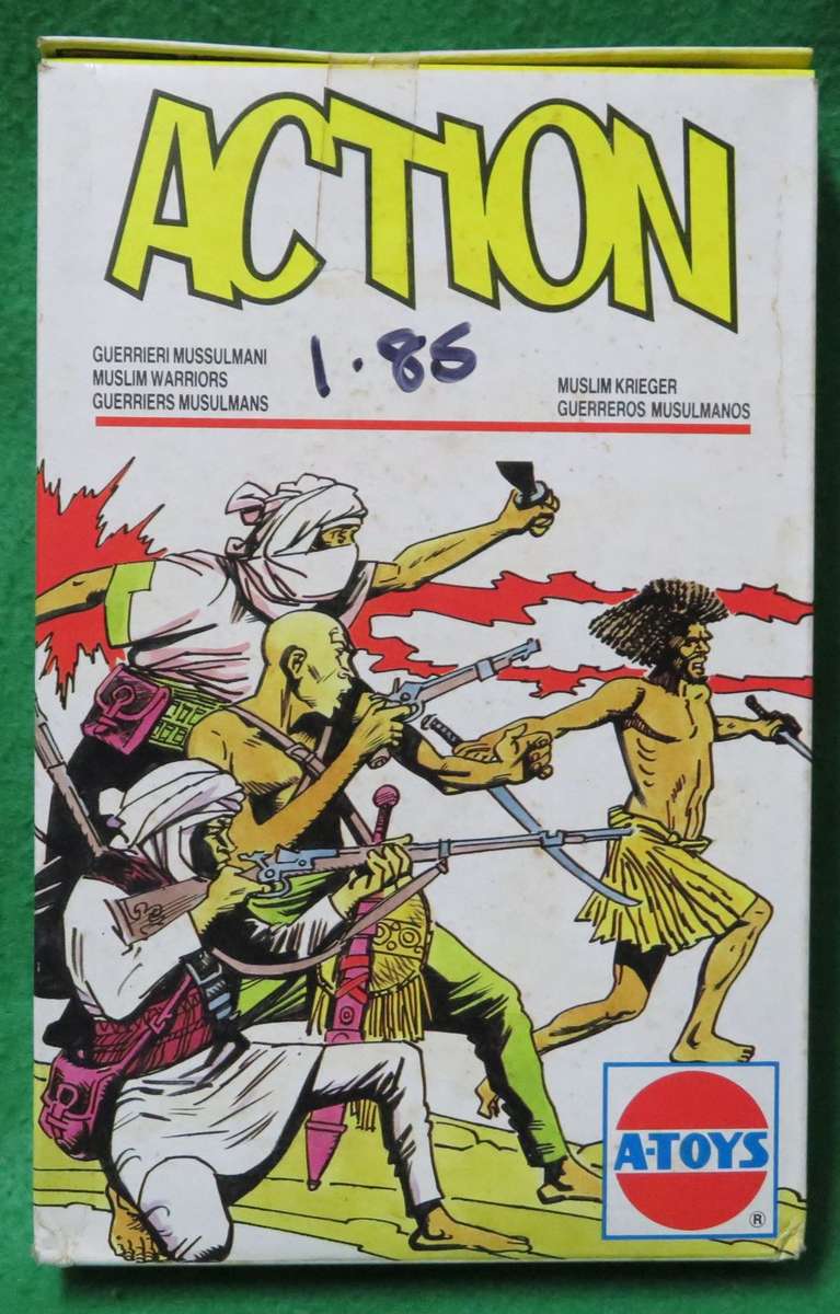 **A-Toys**Model kit**Muslim Warriors (50 Parts)**Vintage**Scale 1/72**