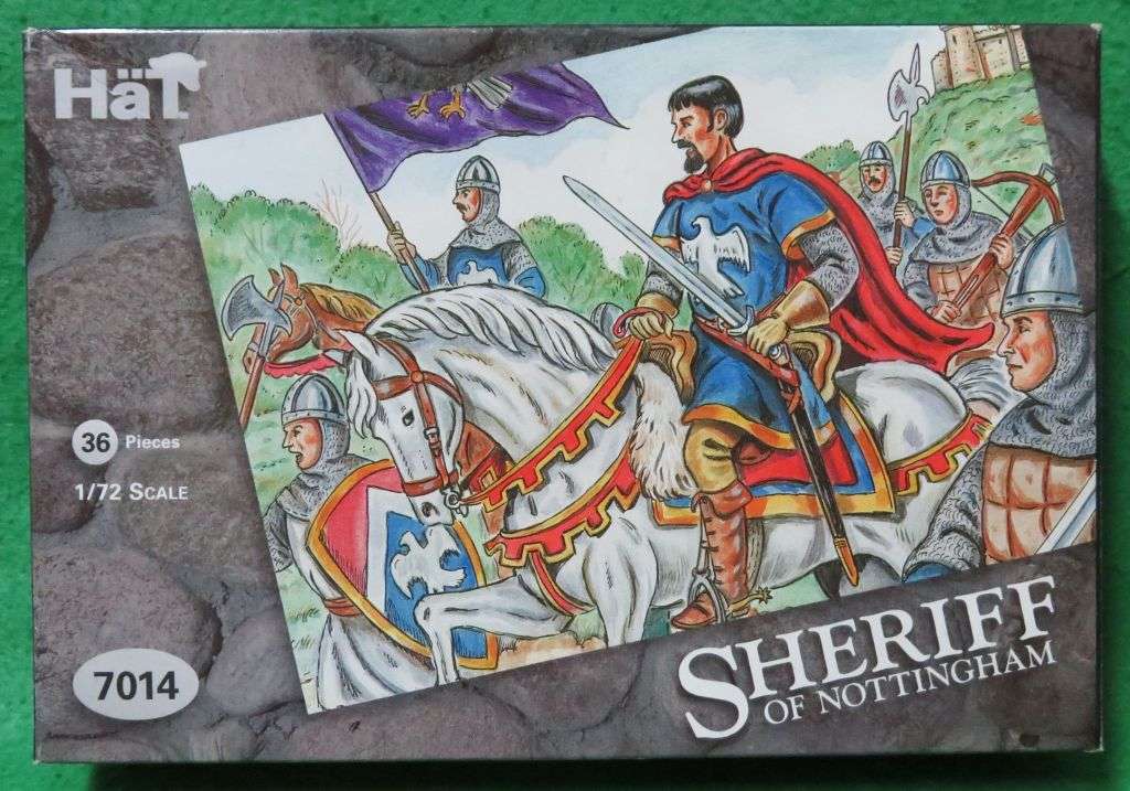 **Hat**Model kit**Sheriff of Nottingham (36 Parts)**Vintage**Scale 1/72**