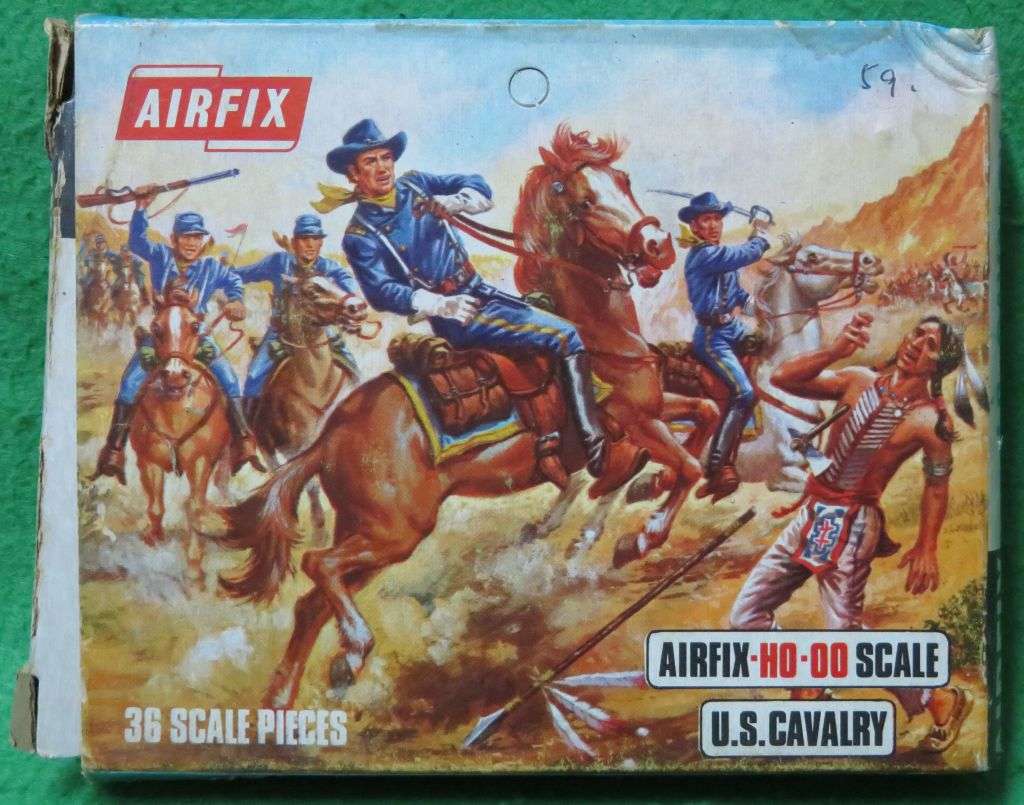 **Airfix*Model kit**U.S. Cavalry (36 Parts)**Vintage**Scale HO/OO**
