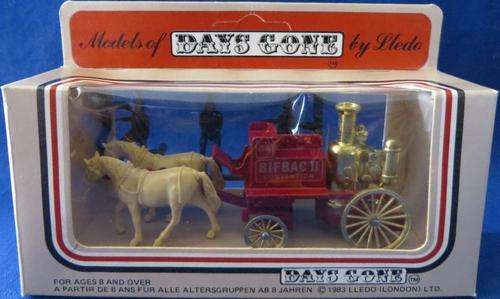 **LLEDO - DAYS GONE**HORSE DRAWN FIRE BRIGADE**BIFBAC II**NEW BOXED 1983**WITH FIGURINES**