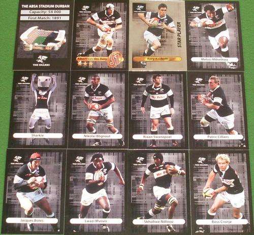 ***SHARKS***BIG-BALL RUGBY TRADING CARDS***2009***