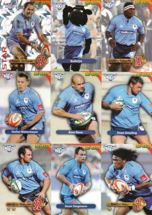 ***FOURIE DU PREEZ STARPLAYER***BULLETJIE***2010 BIG-BALL RUGBY TRADING CARDS***
