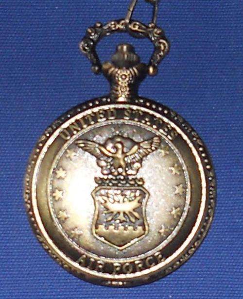 ***QUARTZ POCKET WATCH***US AIRFORCE***NEW IN GIFT BOX***
