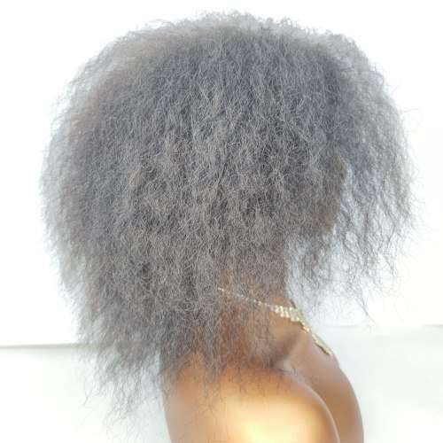 Kinky Straight Afro wig machine made Fashion Wigs