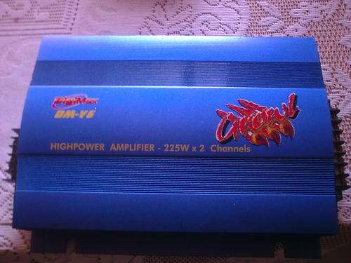 Highpower Amplifier 225Wx2 Channels Growl