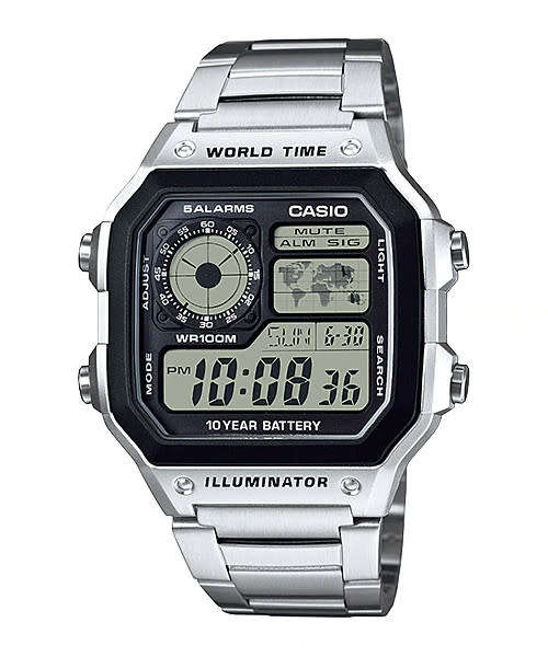 Casio Digital Watch (AE-1200WHD-1A)