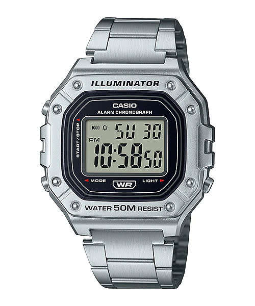 Casio Digital Mens Watch (W-218HD-1A)