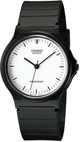 Casio Men's W/R White Dial Watch MQ24L-7E