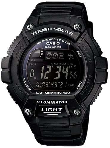 New Casio SPORTS GEAR Solar Powerd, Mens Watch W-S220-1B