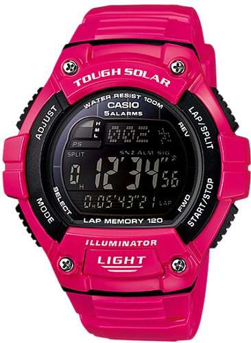 New Casio SPORTS GEAR Solar Powerd, Mens Watch W-S220C-4B