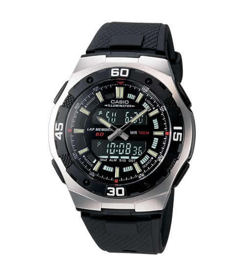 Casio Men's Ana-Digi Sport Watch AQ-164W-1AV