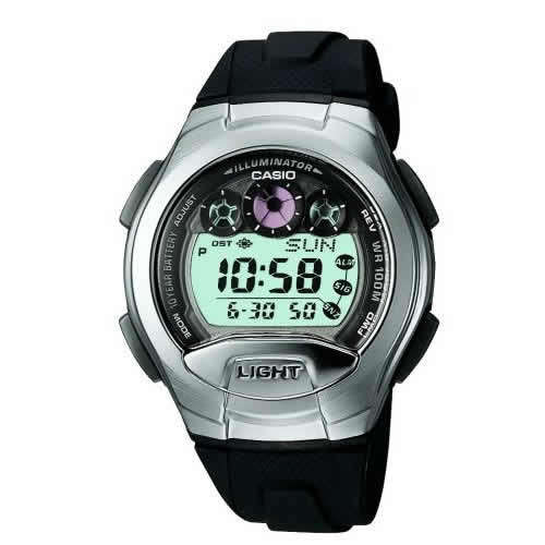 Casio Men's Sporty 10 Year Battery 100m WR Watch W-755-1AV