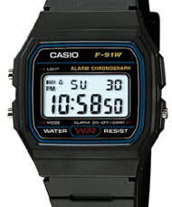 Casio casual sport watch F-91W