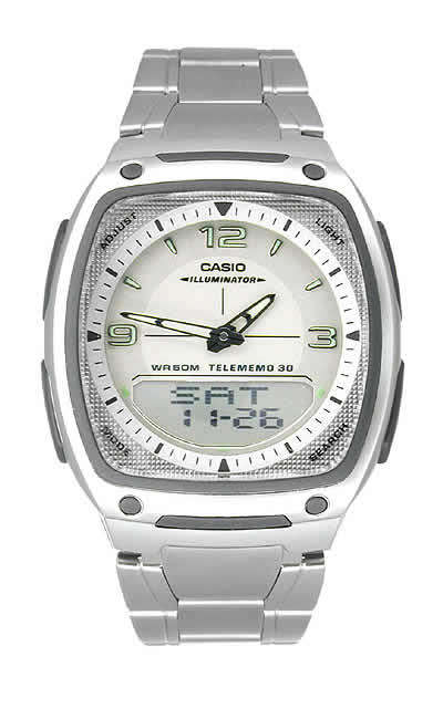 Casio Collection Men's 10-YBattery Digital-Analog Combination Watch AW-81D-7AV