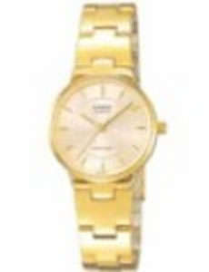 CASIO W/R LADIES GOLD ANA CHAMP  LTP-1186N-9A