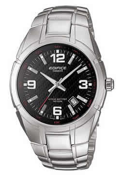 CASIO EDIFICE elegance ana-date SS bracelet watch EF-125D-1A