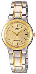 CASIO LADIES TWO TONE ANALOGUE LTP-1131G-9AL