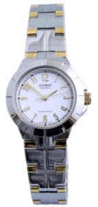 Casio Two Tone Analog Ladies Quartz Watches LTP-1242SG-7A