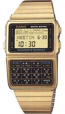 CASIO GOLD DATA BANK WATCH DBC-610GA-1DF