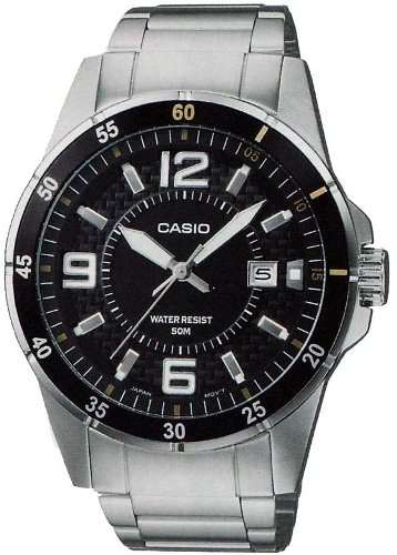 Casio Men S-Steel Analog Watch MTP-1291D-1A2