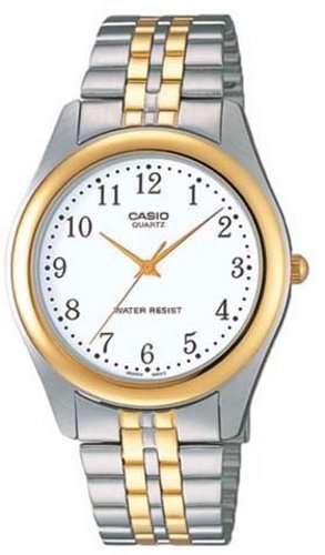 Casio GENTS TWO TONE ANALOG Watch  MTP1129G-7B