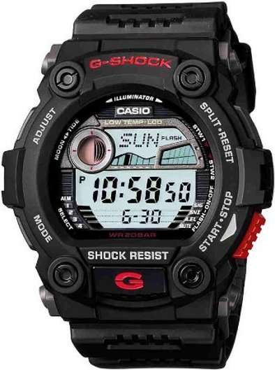 CASIO GSHOCK/TIDE MOON GRAPH DIGITAL MENS WATCH  G-7900-1DR