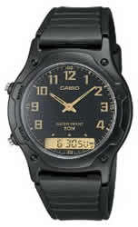 CASIO DUALTIME STOP MENS WATCH AW49H-1B