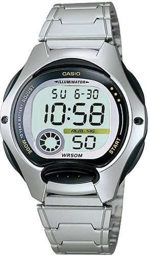 Casio Illuminator 10 Year Battery Ladies Watch LW-200D-1A