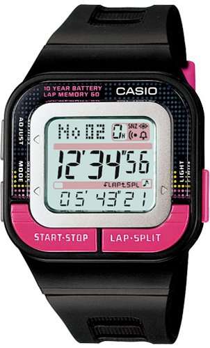 Casio Runners 10 Year Battery Ladies Watch SDB-100-1B
