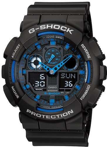 Casio Men's G-Shock Ana-Digi Watch  GA-100-1A2
