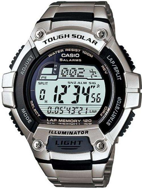 New Casio SPORTS GEAR Solar Powerd, Mens Watch W-S220D-1A