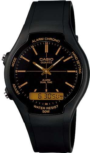 Casio Dual Time Mens Watch AW-90H-9E