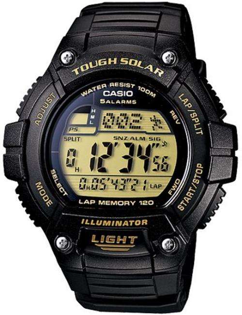 New Casio SPORTS GEAR Solar Powerd, Mens Watch W-S220-9A
