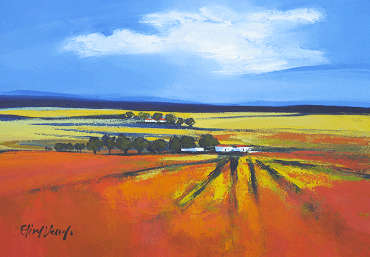 Original Landscape by Elise Wessels with Palette knife (1000 x 700)!!