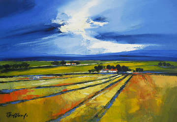 Original Landscape by Elise Wessels with Palette knife (1000 x 700)!!