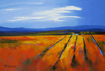 Original landscape by Elise Wessels - Palette knife (LARGE painting 1200 x 800)!!