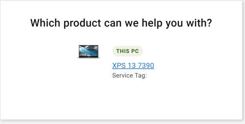 DELL XPS 13 7390 Touch Screen